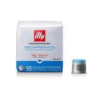 illy Decaffeinated Roasted Hyperespresso Coffee Capsules, 6 Packs of 18 Capsules