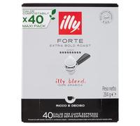 illy Forte Italian Espresso Pods, 40 ESE Pods, 100% Arabica Bold Dark Roast