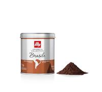 illy Ground Coffee, Brazil Cerrado Minero, Sustainable Arabica, 100% Arabica, Ideal for Moka Pots & Filter, 125g Tin