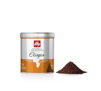illy Ground Coffee, Ethiopia Single Origin, Medium Roast, 100% Arabica, Ideal for Moka Pots & Filter, 125g Tin