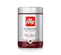 illy Coffee - Intenso Ground Coffee - Dark Roast - 100% Arabica Coffee - Ideal for Espresso Preparation - 250g Tin