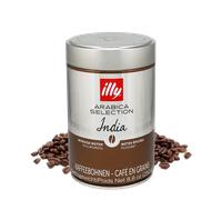 illy India Coffee Beans, 100% Arabica, Dark Roast, Intensity 8/9, Single Origin, Bold & Full-Bodied with Spicy & Dark Chocolate Notes, Suitable for Bean to Cup & Fresh Grinding, 250g