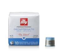 illy Coffee - iperEspresso Capsules - illy Coffee Pods - Decaf Medium Roast - 100% Decaffeinated Arabica Beans - Ideal for Espresso and Cappuccino - Francis Francis Compatible - 6 x 18 Pods