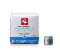 illy Coffee - iperEspresso Capsules - illy Coffee Pods - Decaf Medium Roast - 100% Decaffeinated Arabica Beans - Ideal for Espresso and Cappuccino - Francis Francis Compatible - 6 x 18 Pods