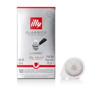 illy Nespresso Compatible Pods, Classico Lungo, 100% Arabica, 18 Capsules | 100% Arabica, Premium Italian Coffee, Single Serve Coffee Pods