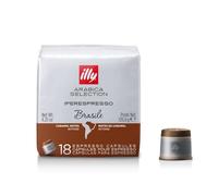 Illy Iperespresso Arabica Brazil Selection with Caramel Notes | Illy 18 Capsules for Espresso Coffee (120.6 Grams)