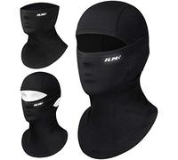 ILM Balaclava Motorcycle Face Mask Men Women - Balaclavas Black Winter for Cycling Running Ski Snowboard Working Cold Weather FM01A