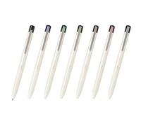 ILMILY Pilot Japan Gel Ink Ballpoint Pen Nuance Black 7 Colors Set 0.5mm LIL-30EF Black, Blue, Green, Yellow, Brown, Red, Violet With Original Stylus Ballpoint Touch Pen