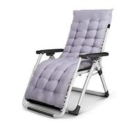 ILmira Comfortable Zero-gravity Recliner Terrace Foldable Adjustable Recliner Outdoor Office Beach Patio Lounger Chair With Cushions Support 200kg (color : Gray) Auspicious clouds