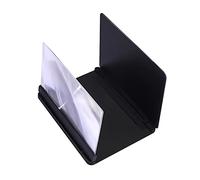 ILmira Movie 12 Inch Mobile Phone 3d Screen Video Magnifier Folding Curved Enlarged Smartphone Movie Amplifying Projector Stand Bracket (Color : Black, Size : 9X) Auspicious clouds