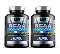 ILN - BCAA Capsules 3000mg - 2:1:1 Amino Acid Supplements (300 Capsules - 2 Month Supply) - Vegetarian BCAA Tablets