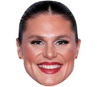 Ilona Maher (Smile) Celebrity Mask, Flat Card Face, Fancy Dress Mask