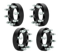 ILONPA 8x6.5 2" (50.8mm) Wheel Spacers with 130mm Bore, 9/16"-18 Studs Thread Pitch, 4pcs Forged Rim Adapters 8x165.1mm 8 Lugs for 1994-2011 Dodge Ram 2500 3500, 1988-1998 Ford F250 F350