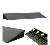 ILOOXI 1.6" 2" Rise Threshold Ramps Doorways, Wheelchair Ramp For Home Steps, Scooters And Power Chairs, Door Entry Ramp With Anti-Slip Surface (19.7 * 3 * 0.8in/50 * 8 * 2cm)