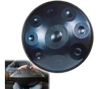ILOOXI 9/10/12 Notes Handpan Drum Instrument In D Minor Hand Pan 432Hz 440Hz 22 Inches Steel Hand Drum For Sound Healing (Color : Blue-440hz, Size : 9 Notes)