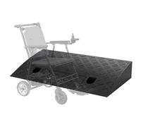 ILOOXI Curb Ramps 4" Rise Height Threshold Ramp, Non-Slip Wheelchair Ramp, 3" 5" 6" Step Ramp, Entry Ramp For Doorway, Driveway, Scooters And Power Chairs(Black,2.8" Rise/7cm)