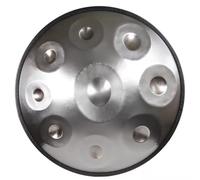 ILOOXI Hand Pan D Minor Handpan Drum 9 Notes 10 Notes 12 Notes Steel Hand Drum+Soft Hand Pan Bag+2 Handpan Mallet+Handpan Stand (Color : Silver-432hz, Size : 12 Notes)
