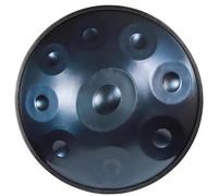 ILOOXI Hand Pan D Minor Handpan Drum 9 Notes 10 Notes 12 Notes Steel Hand Drum+Soft Hand Pan Bag+2 Handpan Mallet+Handpan Stand (Color : Blue-432hz, Size : 9 Notes)