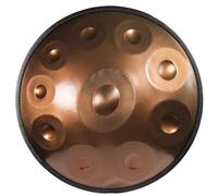 ILOOXI Hand Pan D Minor Handpan Drum 9 Notes 10 Notes 12 Notes Steel Hand Drum+Soft Hand Pan Bag+2 Handpan Mallet+Handpan Stand (Color : Gold-440hz, Size : 12 Notes)