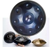 ILOOXI Handpan Drum 9Notes Hand Pan Drums, Steel Hand Drum Musical Instrument, Adult's Music Steel Pan Percussion, 432Hz/440Hz (Color : Blue, Size : 9 Notes-432Hz)