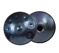 ILOOXI Handpan Drum Instrument In D Minor Hand Pan 9 Notes 10 Notes 12 Notes Steel Drums Musical Instrument 22 Inches Hand Drum (Color : Blue-432hz, Size : 9 Notes)