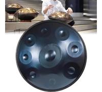 ILOOXI Steel Tongue Drum Handpan Drum 432Hz 440Hz 9/10/12 Notes Hand Pan Steel Hand Drum Adult Child Gift Percussion Instrument, For Sound Healing (Color : Blue-432hz, Size : 12 Notes)