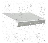 ILOOXI Sun Shade Cloth Retractable Patio Awning Replacement Fabric, Outdoor Sunshade Canopy Canvas, Water-Resistant Polyester Replacement Top Cover, Frameless((8x6.5ft) 2.4x2m)