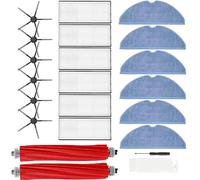 ILOSCIE S7 Replacement Parts Kit for Xiaomi Roborock S7 S7 Plus S7 MaxV S7 MaxV Plus T7 T7S Robotics,2 Main Brush,6 Filter,6 Mopping Cloth,6 Side Brush,1 Cleaning Tool