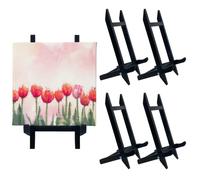 ILOT 9 Inch Tabletop Easel Stand | Small Canvas Painting Display Easel Stand - Black | Canvas Paintings, Arts & Crafts, Frames, Wedding | Kids, Artists, Adults (4-Pack)