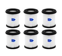 ilovelife 6PCS HEPA Filter with Mesh Fitler Replacement for INSE N5S N5T S6T S6P Pro Cordless Vacuum Cleaner, White