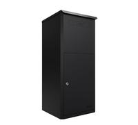 iLoveParcels Large Parcel Drop Box - Waterproof and Secure Delivery Box with Code Lock for When You're Not Home. Versatile Mail & Letterbox, Wall, Door, Fence, or Floor Mounted Black