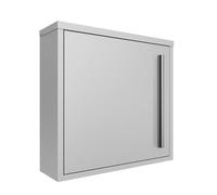iLoveParcels Milan Modern Wall Mounted Outdoor Letterbox with Lock, A4 Capacity Post Box, Weatherproof Galvanised Steel, Home, Door or Fence Mount - White