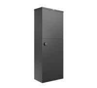 iLoveParcels Oslo Secure Outdoor Parcel Letterbox with Front Access, Lockable Anti Theft Weatherproof Parcel Drop Box, Galvanised Steel, Large Capacity for Home Deliveries - Anthracite Grey RAL 7016