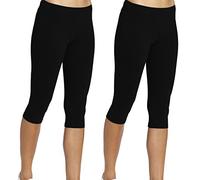 iLoveSIA 2Pack Women's Yoga Pants High Waist Tummy Control Workout Running Leggings Black XL