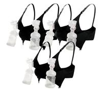 iLoveSIA Nursing Bras for Mom Breastfeeding, Seamless Supportive Sleep Bra for Maternity Postpartum S-2XL 3Pack, Multi-pcs Black, M