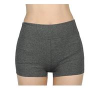 iLoveSIA Womens Knickers Yoga Gym Pants Stretch Boy Shorts Grey XL