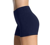 iLoveSIA Women's Shorts - High-Waist Cotton Hot Shorts with Tummy Control, Soft & Breathable for Cycling, Running, Gym, Workouts, Under Skirts, Active & Casual Wear Blue Sizes S