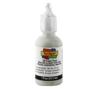 Ilovetocreate Scribbles 3D Fabric Paint Iridescent- White Mist