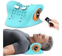 ILoveU 2025 Upgraded Shiatsu Neck Massager Pillow - 3-in-1 Heat/Vibration/Wave Modes with Remote, USB-C Rechargeable, Portable for Car/Office/Home - 15-Min Auto Shut-Off