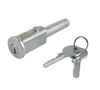 ILS FDM007-1 Round Face Bullet Lock 91mm x 25mm x 42mm - FDM.007-1 Keyed Alike