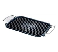 ILSA - Cast Iron Grill Pan 37x24 Enamelled Cast Iron Ribbed Surface