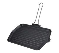 Ilsa - Dietella Induction Grill Red Bottom 23x36 Plate Meat and Vegetables