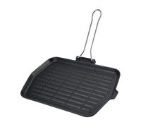 Rectangular Enamelled Cast Iron Grill Pan 23x36 Cm - Ilsa