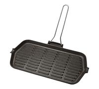 ILSA Dietella Enamel Cast Iron Rectangular Griddle 23x36 Professional