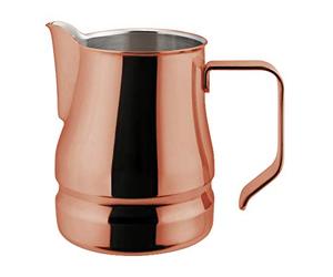 ILSA Evolution Cappuccino and Latte Art 18/10 Stainless Steel Milk Jug, Copper, 6 Cups, Capacity 50cl