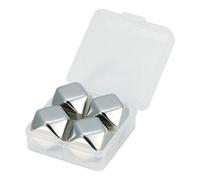 Ilsa Reusable Ice Cubes In Chrome Stainless Steel