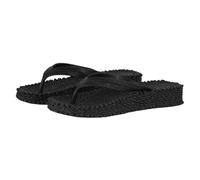 Ilse Jacobsen Cheerful 13 Rubber Women's Black Toe Post Sandals