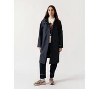 Ilse Jacobsen Daybreak Womens Long Softshell Raincoat - Dark Indigo 660 - Dark Indigo 660 - UK12 EU38 US10