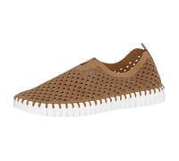 Ilse Jacobsen HORNBAEK Women's Tulip 139 Flat | Slip-On | Low-Top, Cashew, 8 UK