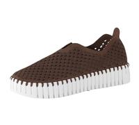 Ilse Jacobsen HORNBAEK Women's Tulip 3373 Platform | Slip-On | Low-Top, Brown, 3 UK